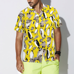 Penguin Family Hawaiian Shirt - Hyperfavor