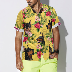 DOBERMAN PINSCHER Hawaiian Shirt - Hyperfavor