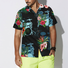 Musical Instrument Drums Hawaiian Shirt - Hyperfavor