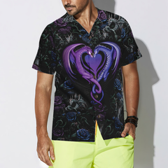 Gothic Dragon Lover Hawaiian Shirt - Hyperfavor