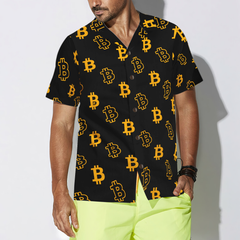 Seamless Bitcoin Hawaiian Shirt - Hyperfavor