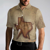 Texas The Lone Star State Polo Shirt, Texas State Map Longhorn Polo Shirt, Texas Proud Shirt For Men - Hyperfavor