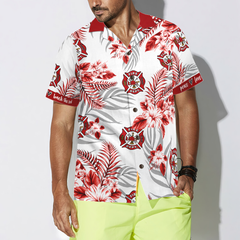 Firefighter Fire Rescue Hawaiian Shirt - Hyperfavor