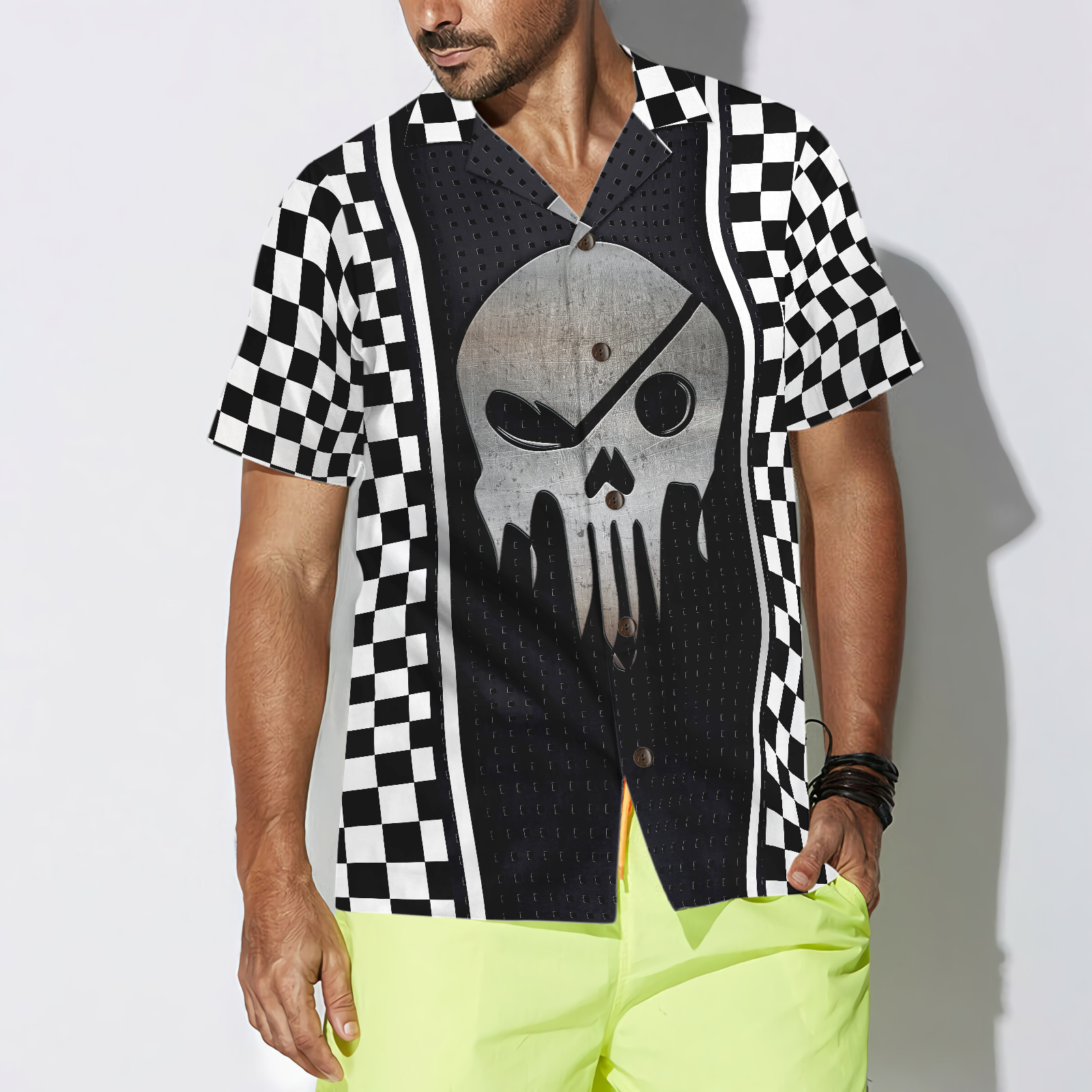 Metal Skull Golf Hawaiian Shirt - Hyperfavor