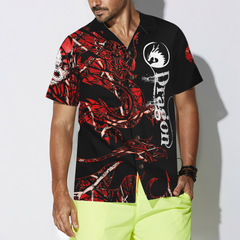 The Red Dragon Hawaiian Shirt - Hyperfavor