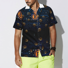 Bitcoin Logo Hawaiian Shirt - Hyperfavor