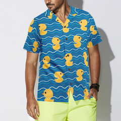 Little Ducks On The Water Hawaiian Shirt - Hyperfavor