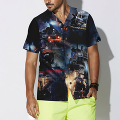 Train Locomotive Hawaiian Shirt - Hyperfavor