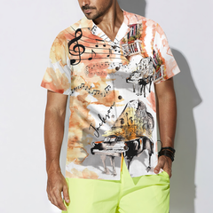 Piano The Sound Of Life Custom Hawaiian Shirt - Hyperfavor