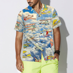 Fly Away Plane Hawaiian Shirt - Hyperfavor
