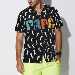 Golf Retro Golfing Papa Hawaiian Shirt - Hyperfavor