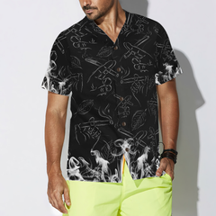 Tobacco Seamless Pattern Hawaiian Shirt - Hyperfavor
