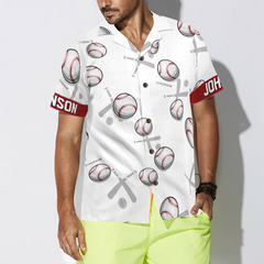 Never Let Good Enough Be Enough Baseball Custom Hawaiian Shirt - Hyperfavor