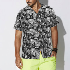 Black And White Butterfly Shirts For Men Hawaiian Shirt - Hyperfavor