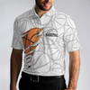 Basketball Player Polo Shirt, White Basketball Polo Shirt Design, Best Basketball Shirt For Basketball Players - Hyperfavor