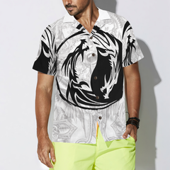 Yin Yang Dragon Hawaiian Shirt - Hyperfavor