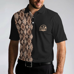 American Indian Polo Shirt, Navajo Pattern Shirt For Men And Women, American Themed Polo Style Shirt - Hyperfavor
