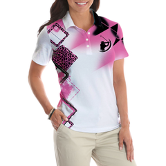I Searched My Symptoms Turns Out I Just Need To Play Golf Pink Ver Short Sleeve Women Polo Shirt, Golf Shirt For Ladies - Hyperfavor