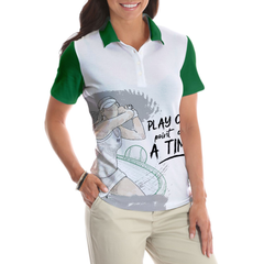 Play One Point At A Time Tennis Shirt Short Sleeve Women Polo Shirt - Hyperfavor