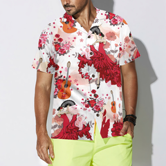 Flamenco Dancing Hawaiian Shirt - Hyperfavor