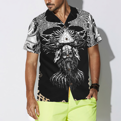Viking Odin Hawaiian Shirt - Hyperfavor