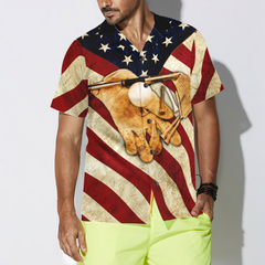 Golf Flag Vintage Hawaiian Shirt - Hyperfavor
