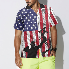 Archery America Flag Archery Custom Hawaiian Shirt - Hyperfavor
