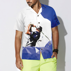 Golf Low Poly Hawaiian Shirt - Hyperfavor
