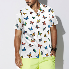 Beautiful Butterflies Hawaiian Shirt - Hyperfavor