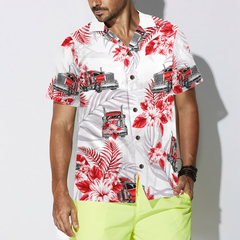 Personalized Name Trucker Truck Driver Custom Hawaiian Shirt - Hyperfavor