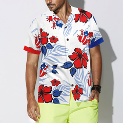 Puerto Rico Common Coquí Flag Hawaiian Shirt - Hyperfavor