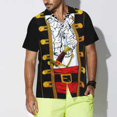 Funny Halloween Pirate Costume Hawaiian Shirt - Hyperfavor