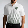 Golf Texture Aluminium Short Sleeve Polo Shirt, Triangle Geometric Polo Shirt, Best Golf Shirt For Men - Hyperfavor