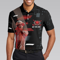Can't Wait To Hit The Links Golf Digital Style Polo Shirt, Modern Skull Polo Shirt, Best Golf Shirt For Men - Hyperfavor