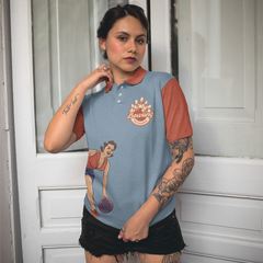 Grab Your Balls We Are Going Bowling Short Sleeve Women Polo Shirt, Funny Bowling Shirt For Women, Ladies Bowling Gift - Hyperfavor