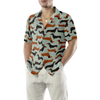 Tiny Dachshund Cute Dog Pattern Hawaiian Shirt - Hyperfavor