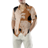 Bulldog Illustration Hawaiian Shirt - Hyperfavor
