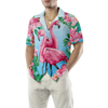 Tropical Floral Flamingo Shirt For Men Hawaiian Shirt - Hyperfavor