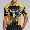Clean Sweep Yellow Bull Bowling Short Sleeve Polo Shirt, Digital Bowling Alley Polo Shirt, Best Bowling Shirt For Men - Hyperfavor