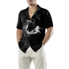 Baseball Player On Smoke Background Hawaiian Shirt - Hyperfavor