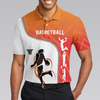 Basketball Life Polo Shirt, White Basketball Themed Shirt For Adults, Best Shirt For Basketball Players - Hyperfavor