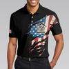 Roofer My Craft Allows Me To Build Anything Polo Shirt, Skull Ripped American Flag Roofer Shirt For Men - Hyperfavor