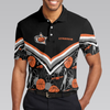 Basketball Pattern Polo Shirt, Black Basketball Polo Style Shirt For Basketball Lovers, Basketball Gift - Hyperfavor