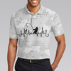 Man Of Fishing Polo Shirt, Hornet Nest Pattern American Flag Polo Shirt, Cool Fishing Shirt For Men - Hyperfavor