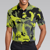 Green And Grey Camouflage Golf Polo Shirt, Military Streetwear Polo Shirt, Camo Golf Shirt For Men - Hyperfavor