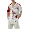 Halloween Blood Splatter Hawaiian Shirt - Hyperfavor
