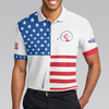 American Flag Golf V2 Short Sleeve Unisex Golf Polo Shirt, Polo Shirts For Men And Women - Hyperfavor