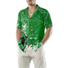 Soccer Green Background Hawaiian Shirt - Hyperfavor