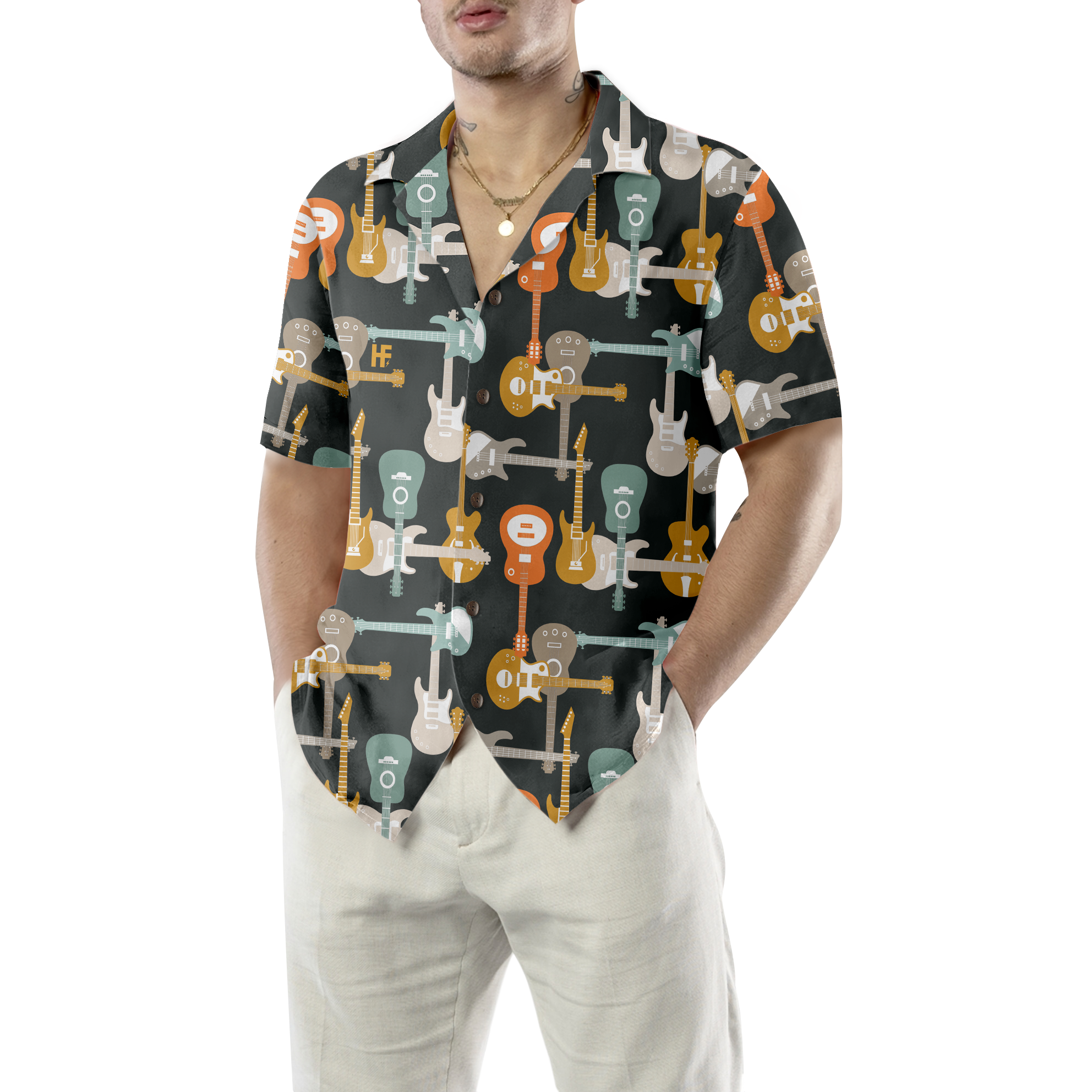 Electric Guitars Hawaiian Shirt - Hyperfavor