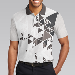 I Regard Golf As An Expensive Way Of Playing Marbles Polo Shirt, Black And White Golf Shirt For Men - Hyperfavor